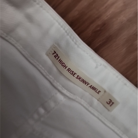 LEVIS 721 high rise skinny ankle size 31 - Picture 9 of 9